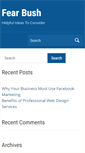 Mobile Screenshot of fearbush.com